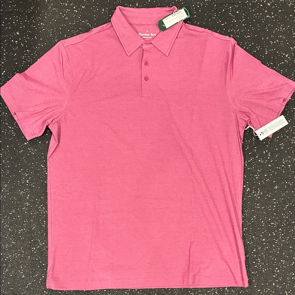 Hawker Rye Men's Classic Pink Polo Shirt